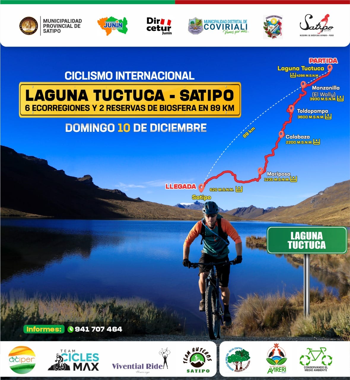 CICLISMO INTERNACIONAL TUCTUCA - SATIPO